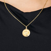 Médaille Vierge & Jésus en or jaune