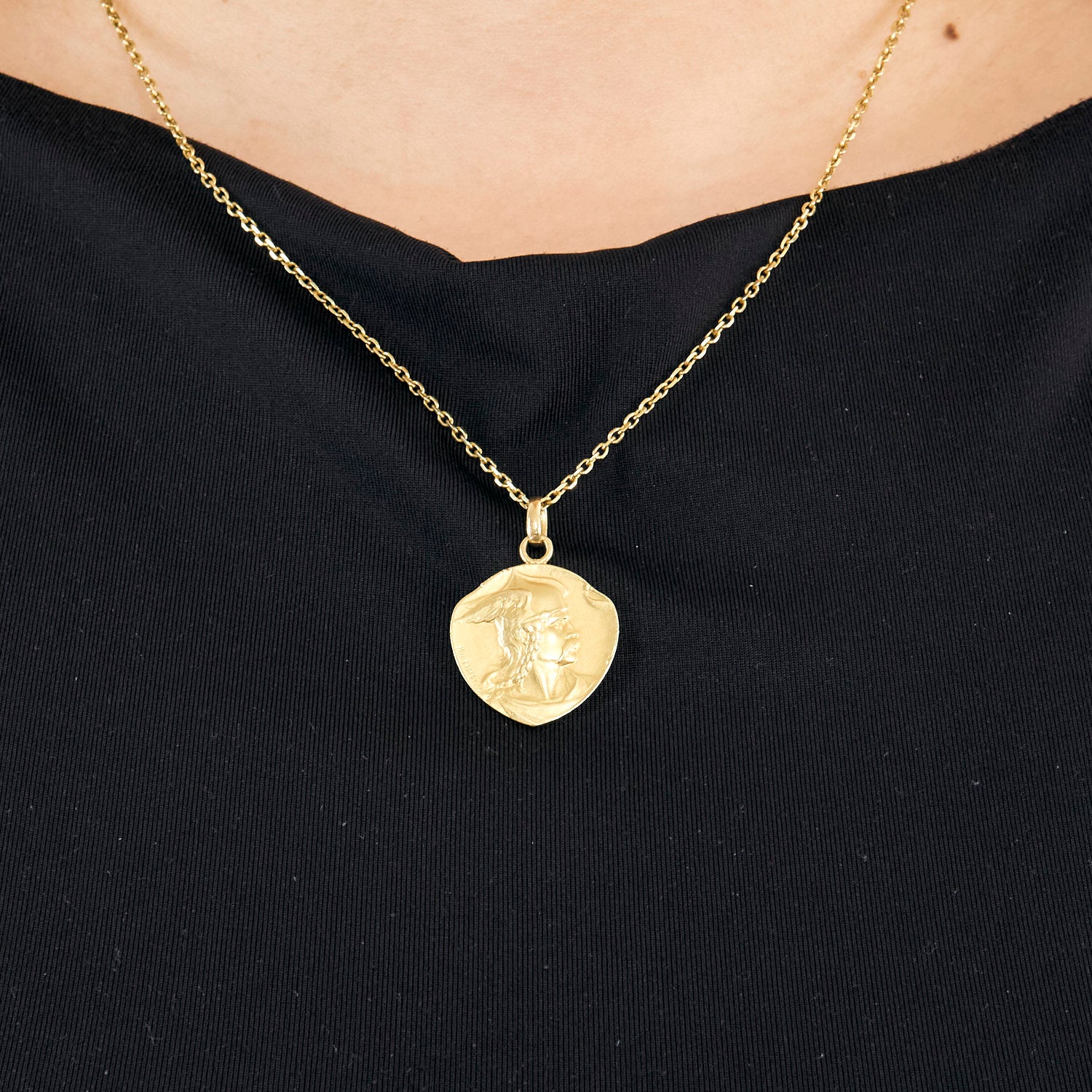 Médaille Vercingétorix & Coq en or jaune