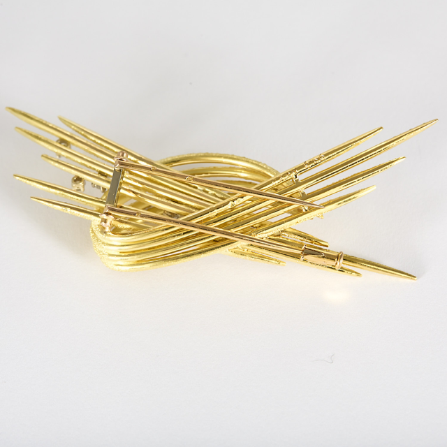 Broche JEAN ÉTÉ en or jaune et diamants