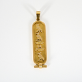 Pendentif Cartouche Égyptien en or jaune