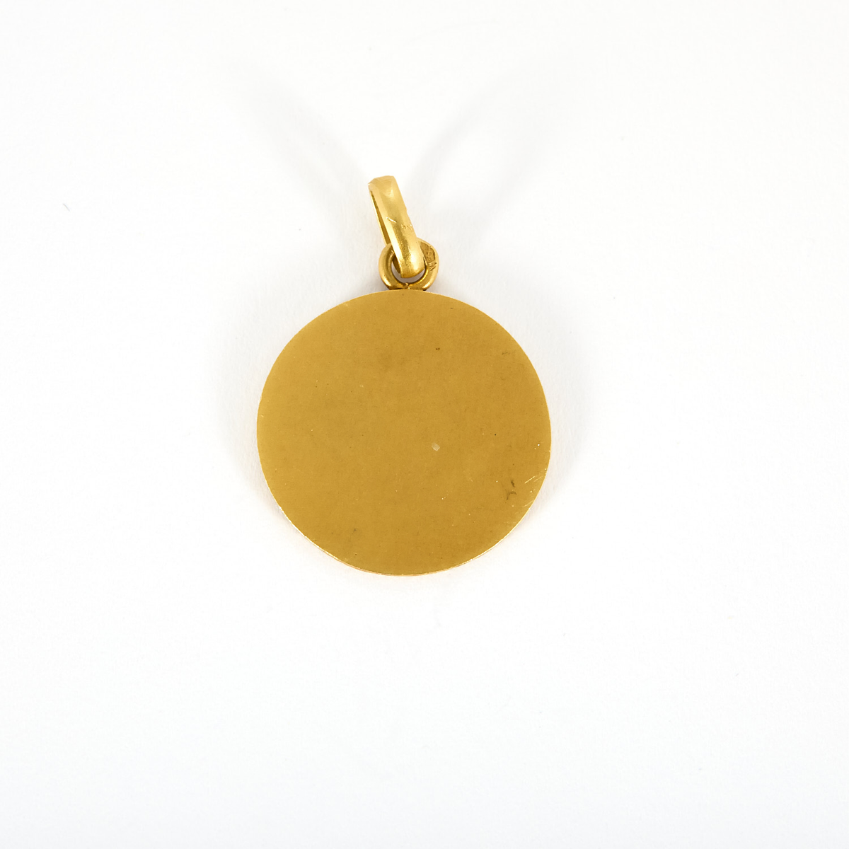 Médaille Vintage Florale en or jaune