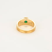 Bague Van Cleef & Arpels vintage en or jaune et émeraude