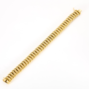 Bracelet mailles américaine en or 18k