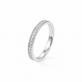 Alliance en or blanc et diamants – 0,40 carat