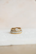Bague en or jaune et diamants – 2,17 carats