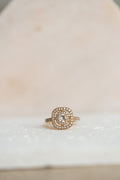Bague en or rose et diamants – 1 carat