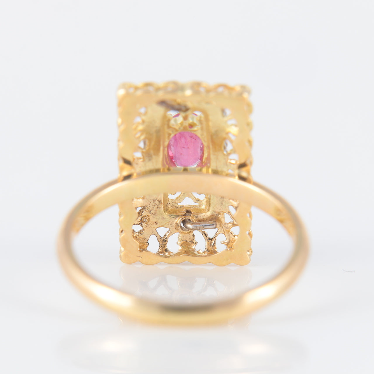 Bague Arabesques or jaune