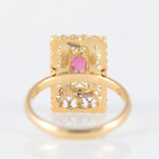 Bague Arabesques or jaune
