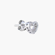 Boucles d'oreilles Cœurs diamants
