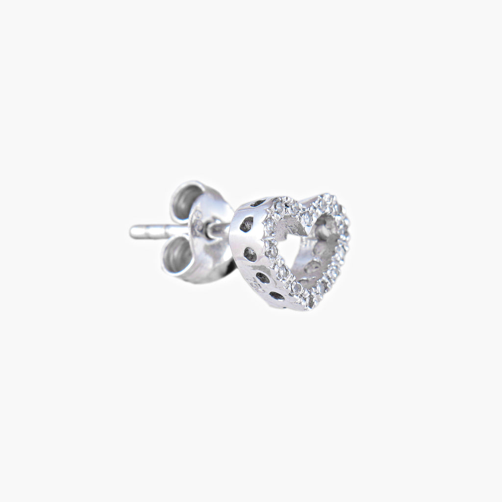 Boucles d'oreilles Cœurs diamants