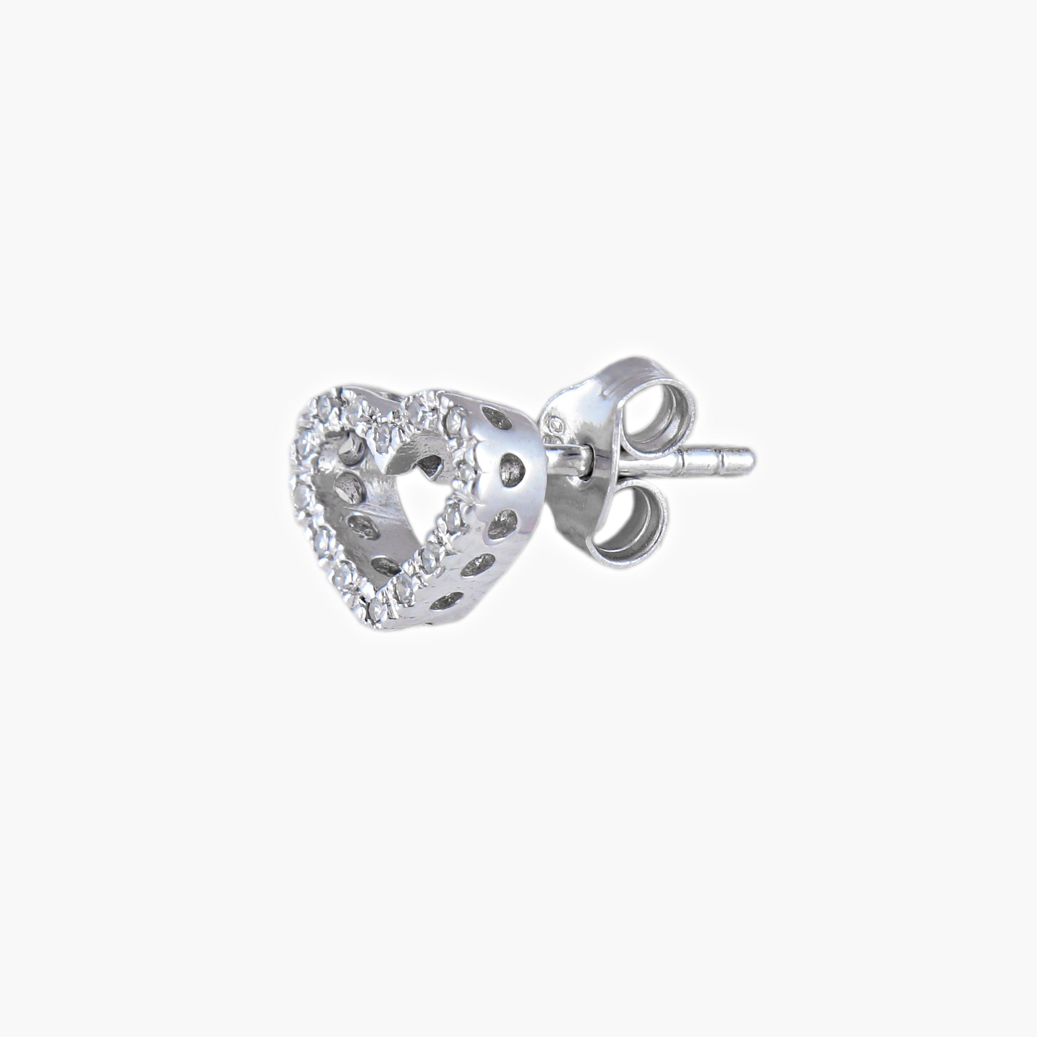 Boucles d'oreilles Cœurs diamants