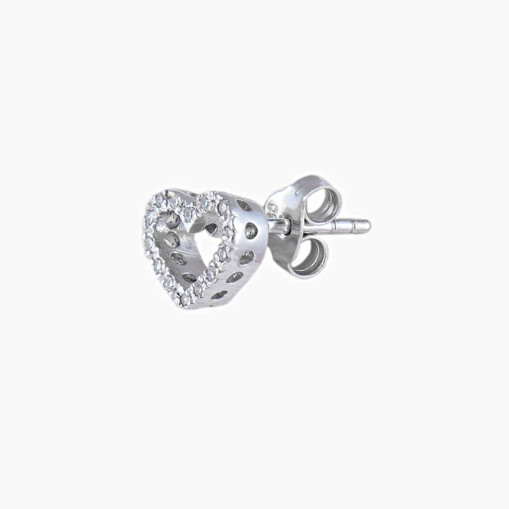 Boucles d'oreilles Cœurs diamants