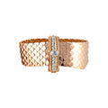 Bracelet Ceinture en or et diamants des années 50
