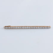 Broche Barrette en or et diamants
