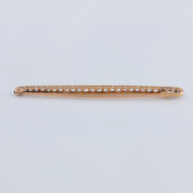 Broche Barrette en or et diamants