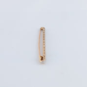 Broche Barrette en or et diamants
