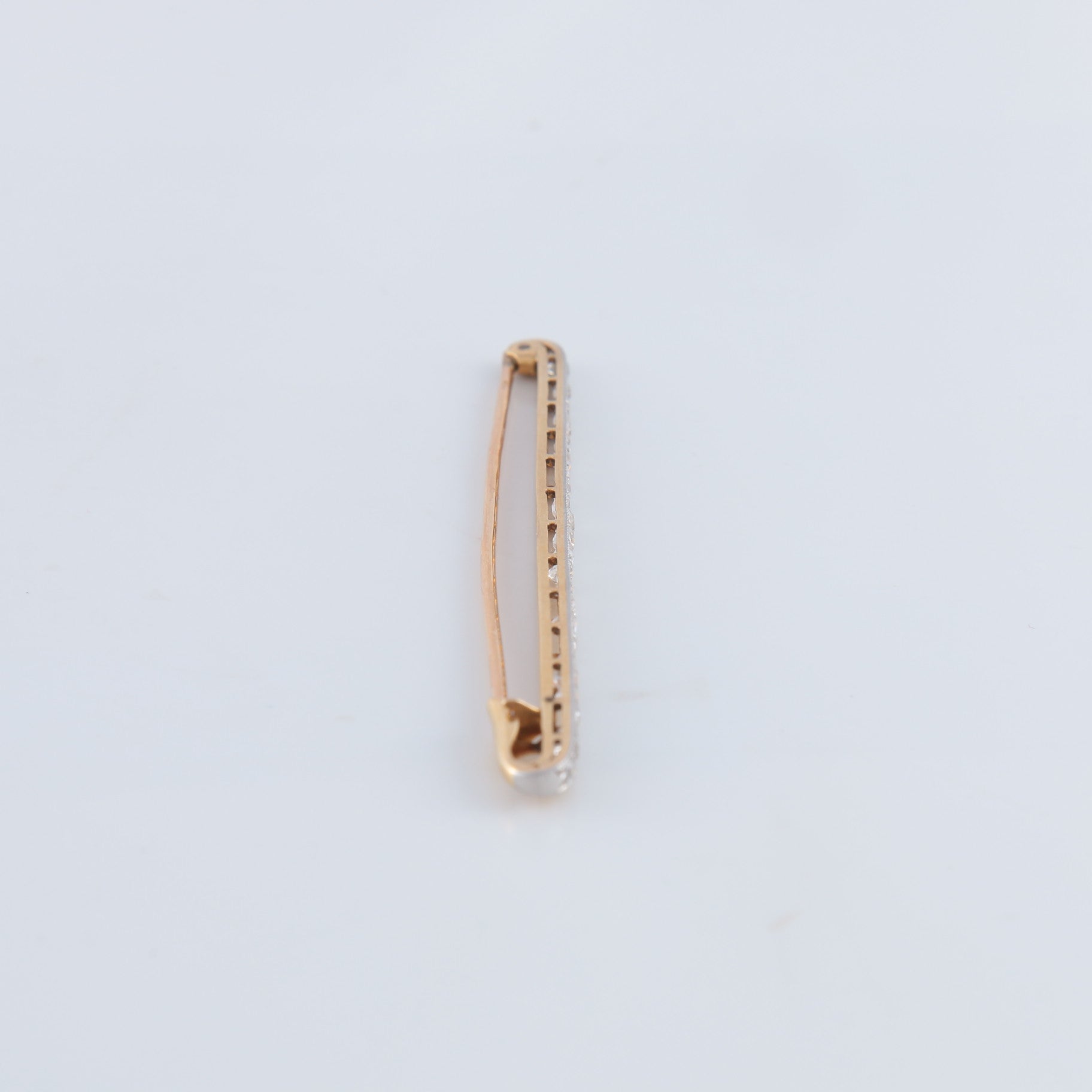 Broche Barrette en or et diamants
