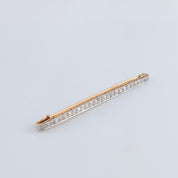 Broche Barrette en or et diamants