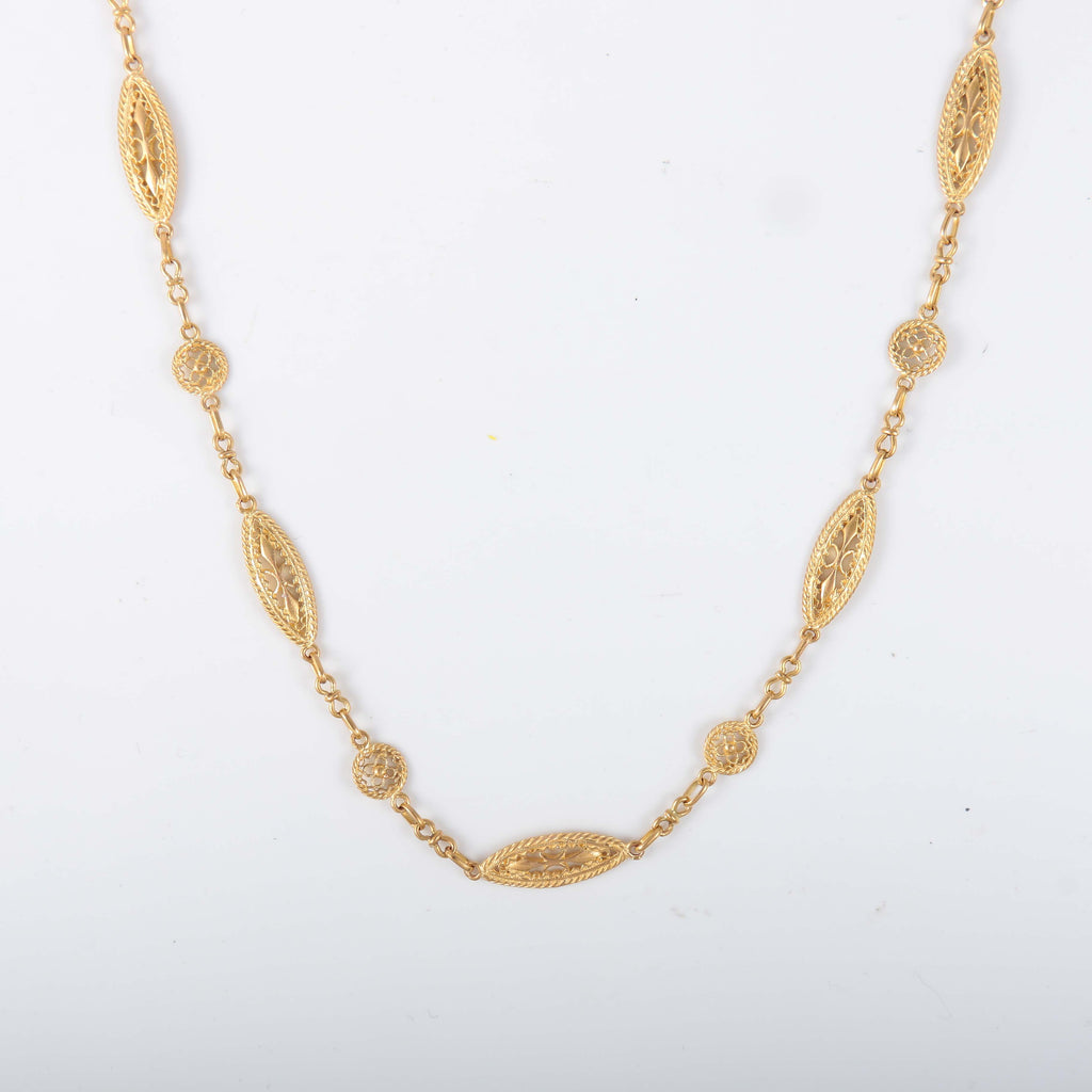 Chaine filigrane torsadée