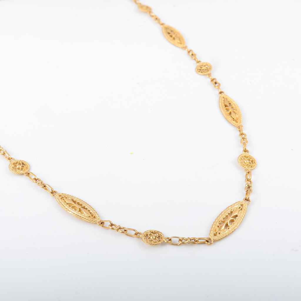 Chaine filigrane torsadée