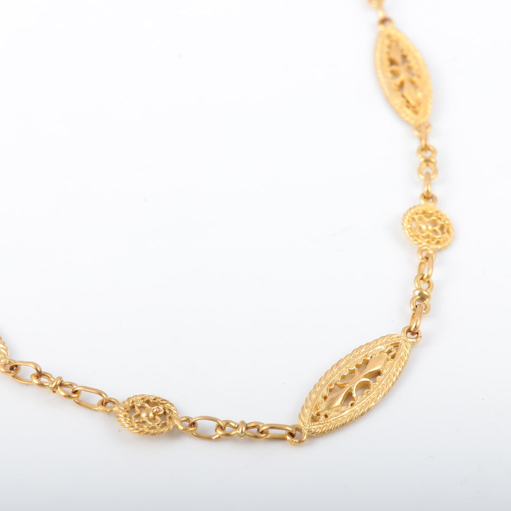 Chaine filigrane torsadée