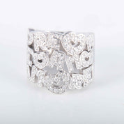 Bague Pasquale Bruni "Amore" or blanc et diamants