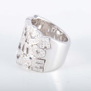 Bague Pasquale Bruni "Amore" or blanc et diamants