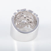 Bague Pasquale Bruni "Amore" or blanc et diamants
