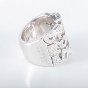 Bague Pasquale Bruni "Amore" or blanc et diamants