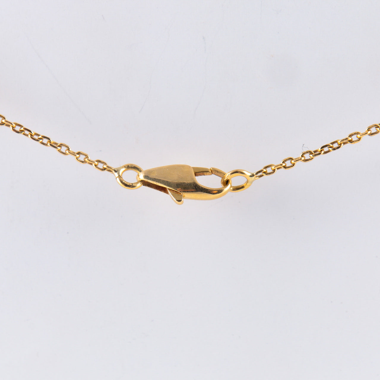 Collier Papillon or jaune et diamants