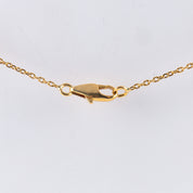Collier Papillon or jaune et diamants