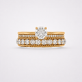Bague en or jaune et diamants – 2,17 carats