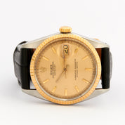 Montre ROLEX Datejust or et acier