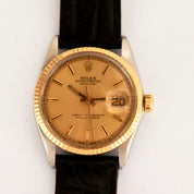 Montre ROLEX Datejust or et acier