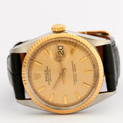 Montre ROLEX Datejust or et acier